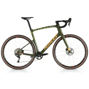 Ridley Kanzo Fast GRX Carbon Gravel Bike - Crocodile Green / Army Green / Gold / Large