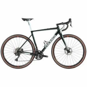 Colnago G3-X GRX RX820 2x Carbon Gravel Bike  - Green / Light Blue / 55cm / Sloping