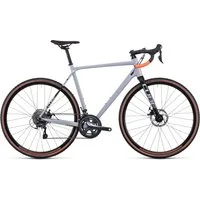 Cube Cross Race Gravel Bike 2022 Grey/Orange