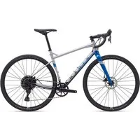 Marin Gestalt X10 Gravel Bike 2022 Gloss Chrome/Blue/Black