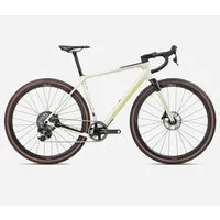 Orbea Terra M21e Team 1X Gravel Bike 2024 Ivory White/Spicy Lime