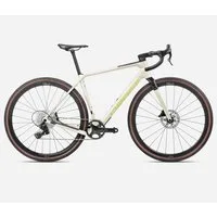 Orbea Terra M22e Team 1X Gravel Bike 2024 Ivory White/Spicy Lime