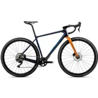 Orbea Terra M30 Team 1X Gravel Bike 2022 Blue Carbon/Orange