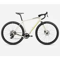 Orbea Terra M41e Team 1X Gravel Bike 2024 Ivory White/Spicy Lime