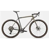 Specialized Crux Comp Gravel Bike 2024 Satin Taupe/Smoke/Midnight Shadow/Metallic Spruce/Clay