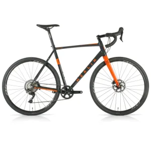 Merlin Malt G2P GRX Gravel Bike - 2024 - Gloss Black / Orange / 59cm